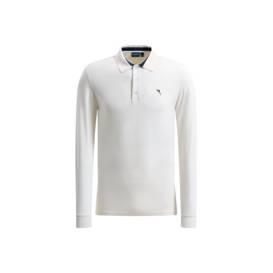 Chervo AROMATICO Langarm Polo offwhite