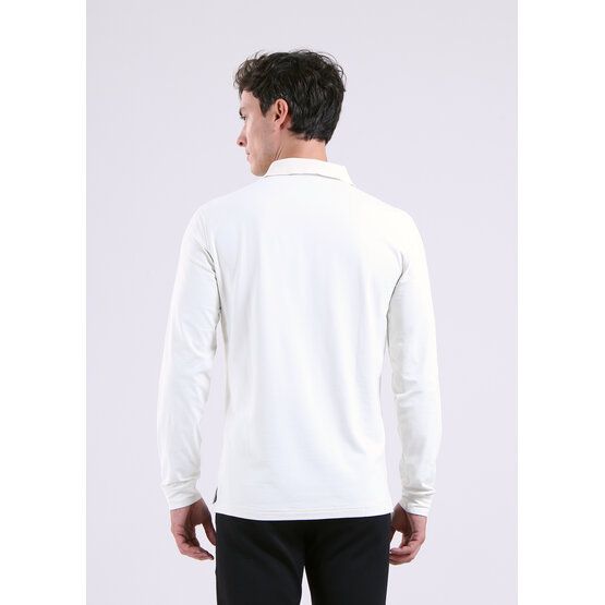 Chervo AROMATICO Langarm Polo offwhite