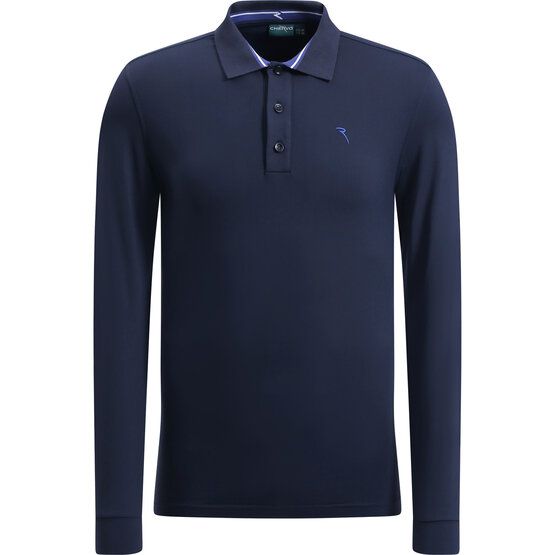 Chervo AROMATICO Langarm Polo navy