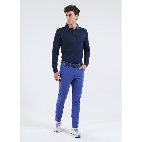 Chervo AROMATICO Langarm Polo navy
