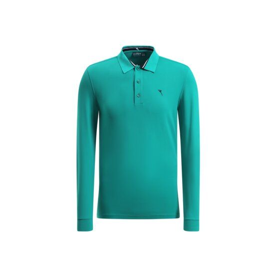 Chervo AROMATICO Langarm Polo petrol