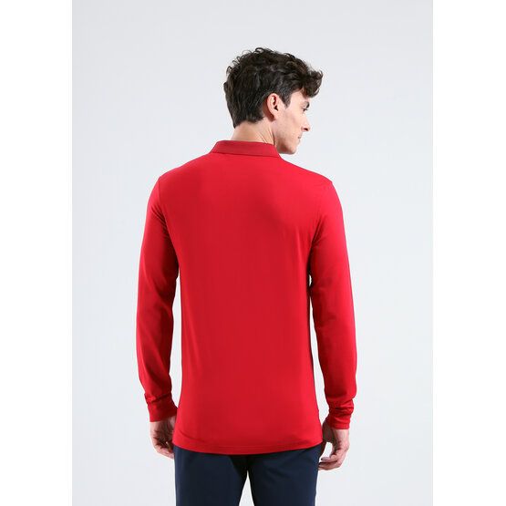 Chervo AROMATICO Langarm Polo rot