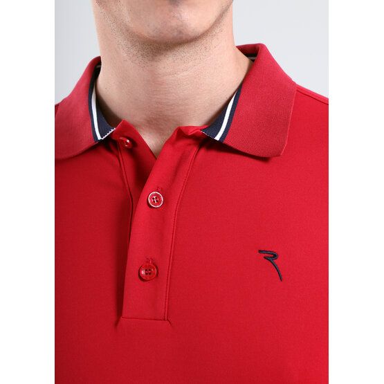Chervo AROMATICO Langarm Polo rot
