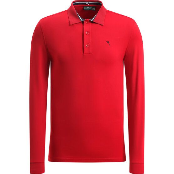 Chervo AROMATICO Langarm Polo rot