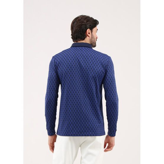 Chervo ARRIVISTA Langarm Polo blau