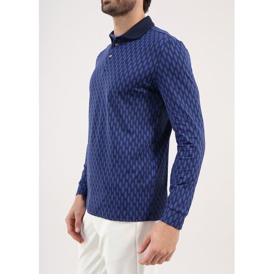 Chervo ARRIVISTA Langarm Polo blau