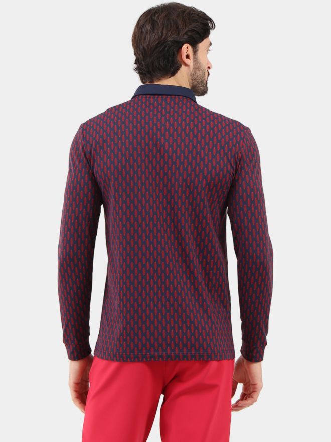 Chervo ARRIVISTA Langarm Polo navy