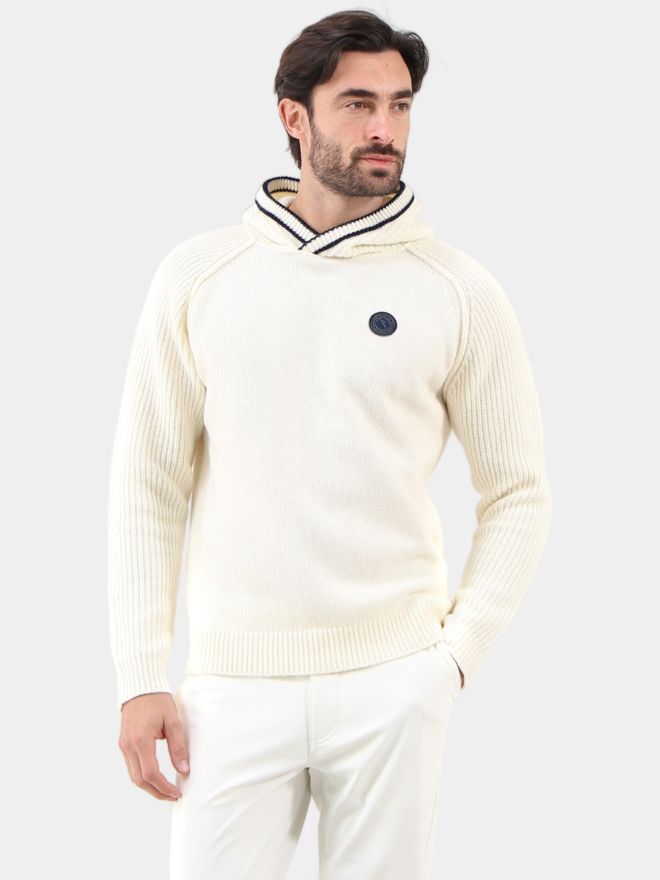Chervo NEGRAR Strick Pullover offwhite