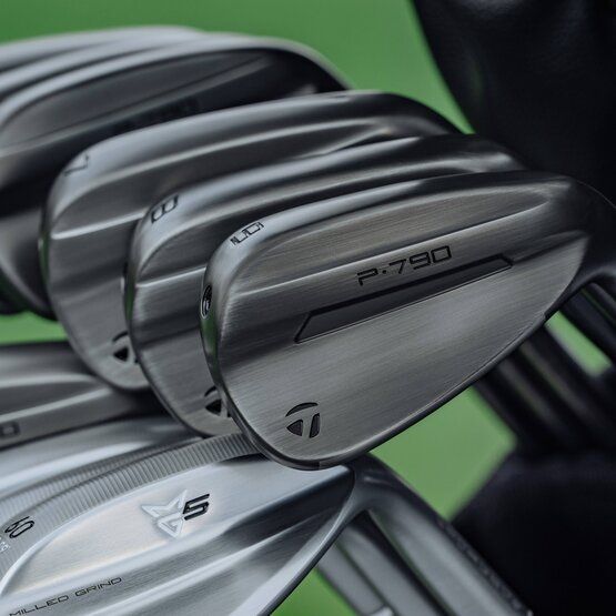 TaylorMade P790 Battle Worn Eisen mit Stahlschaft Stahl, Stiff