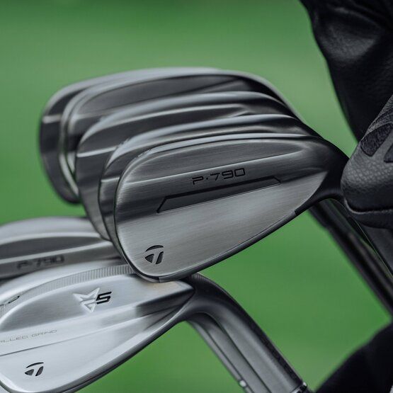 TaylorMade P790 Battle Worn Eisen mit Stahlschaft Stahl, Stiff