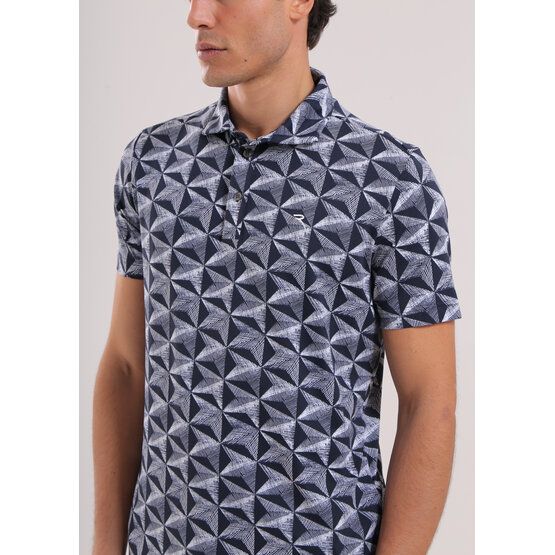 Chervo ARTEMIO Halbarm Polo navy