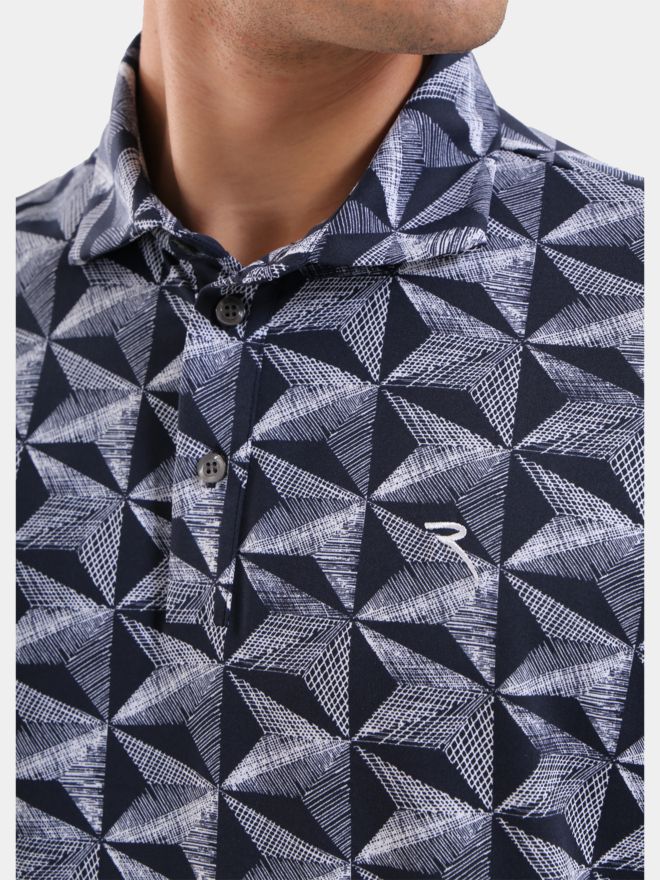 Chervo ARTEMIO Halbarm Polo navy
