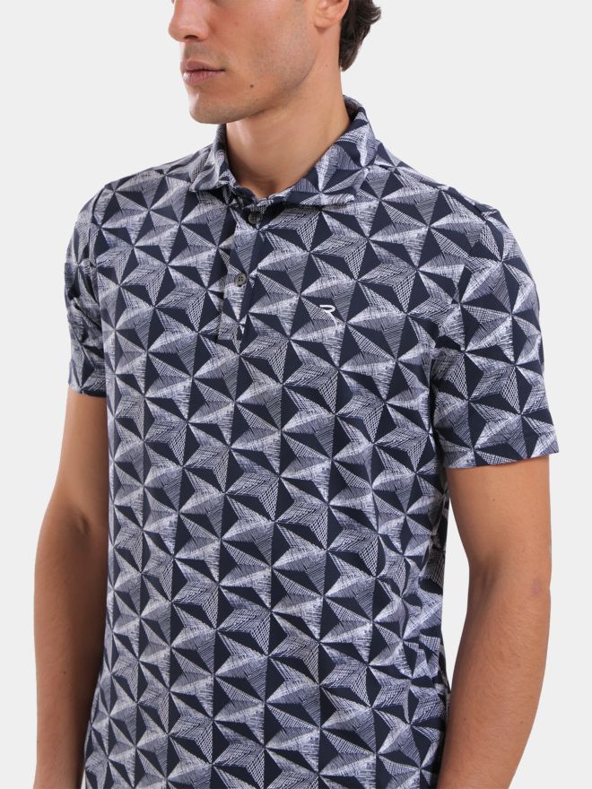 Chervo ARTEMIO Halbarm Polo navy