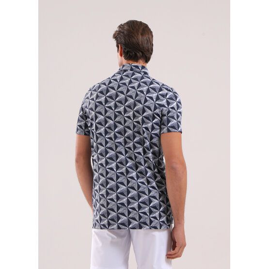 Chervo ARTEMIO Halbarm Polo navy