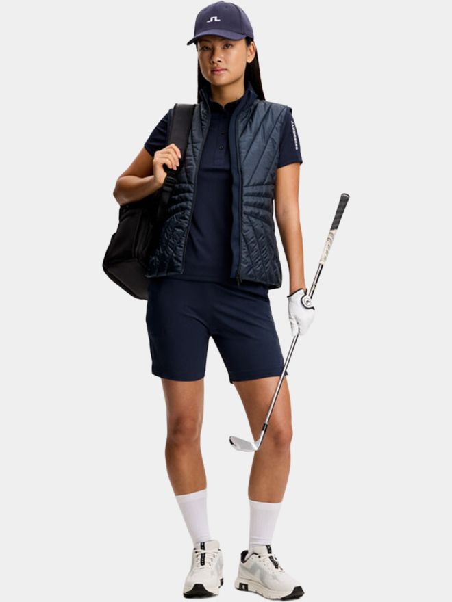 J.Lindeberg Tour Tech Halbarm Polo navy