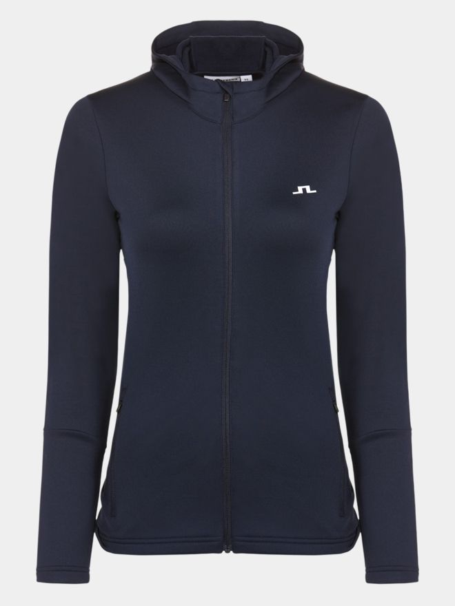 J.Lindeberg SMU Arial Zip Hood Stretch Jacke navy