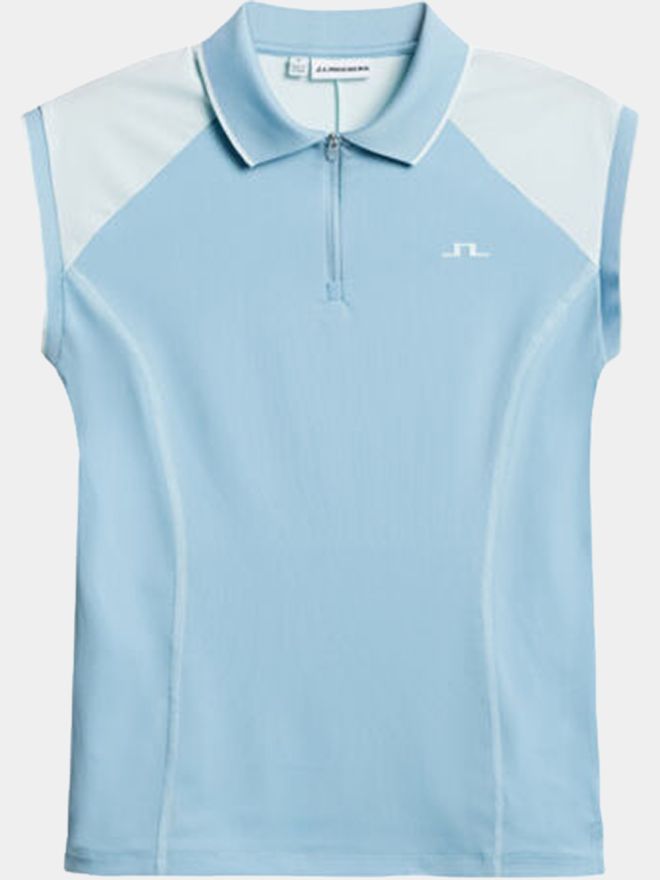 J.Lindeberg Lei ohne Arm Polo blau
