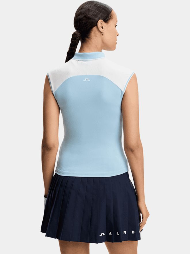 J.Lindeberg Lei ohne Arm Polo blau