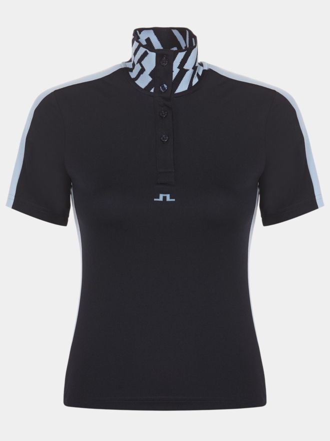 J.Lindeberg Pip Halbarm Polo navy