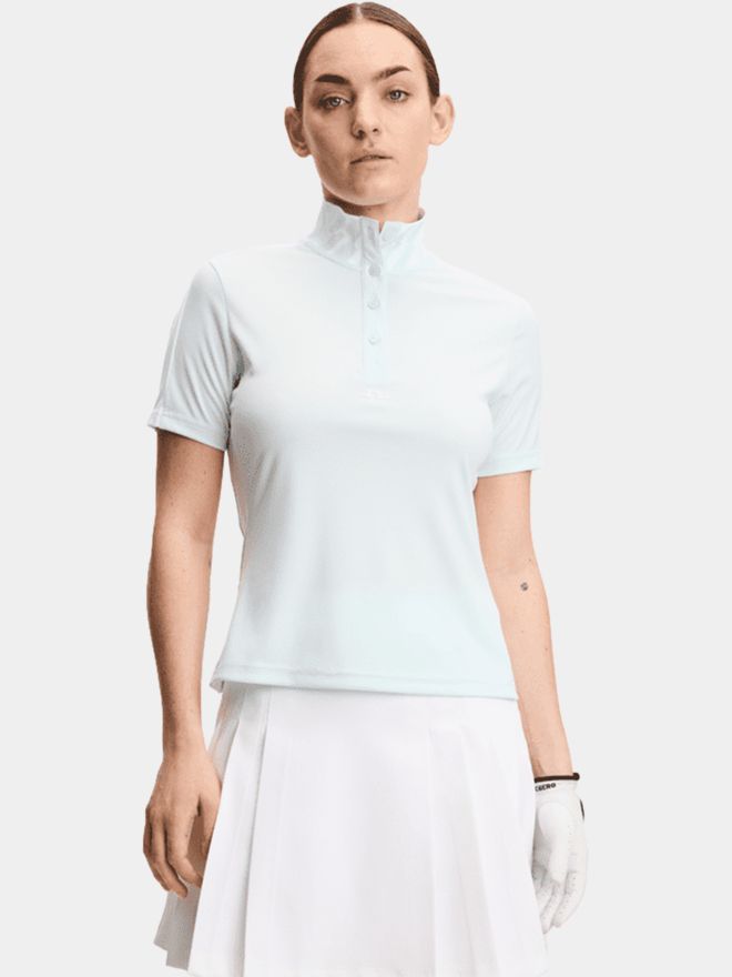 J.Lindeberg Pip Halbarm Polo hellblau