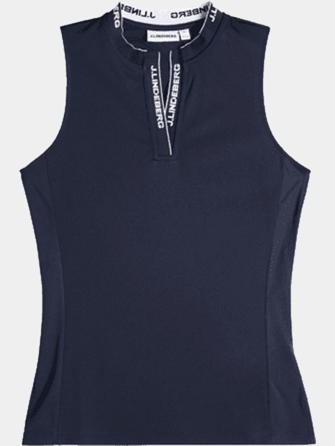J.Lindeberg Leya Sleeveless Top ohne Arm Polo navy