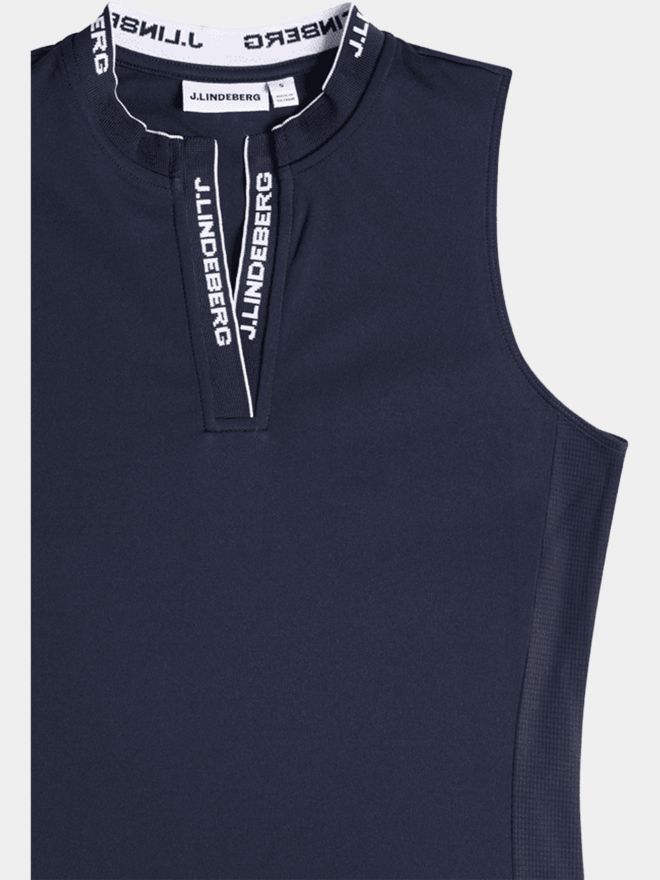 J.Lindeberg Leya Sleeveless Top ohne Arm Polo navy