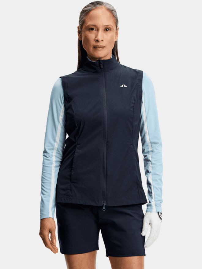 J.Lindeberg Thorine Wind Vest Windstopp Weste navy