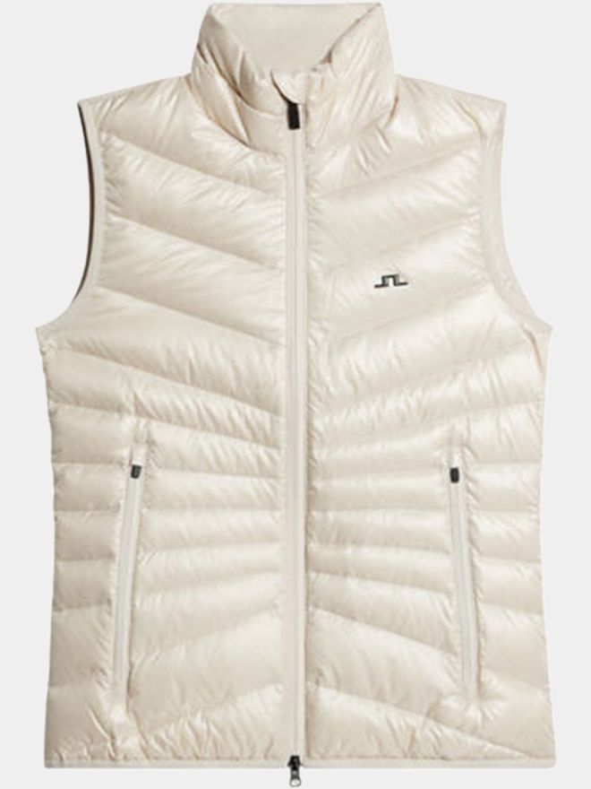 J.Lindeberg Lara Light Down Vest Daunen Weste sand