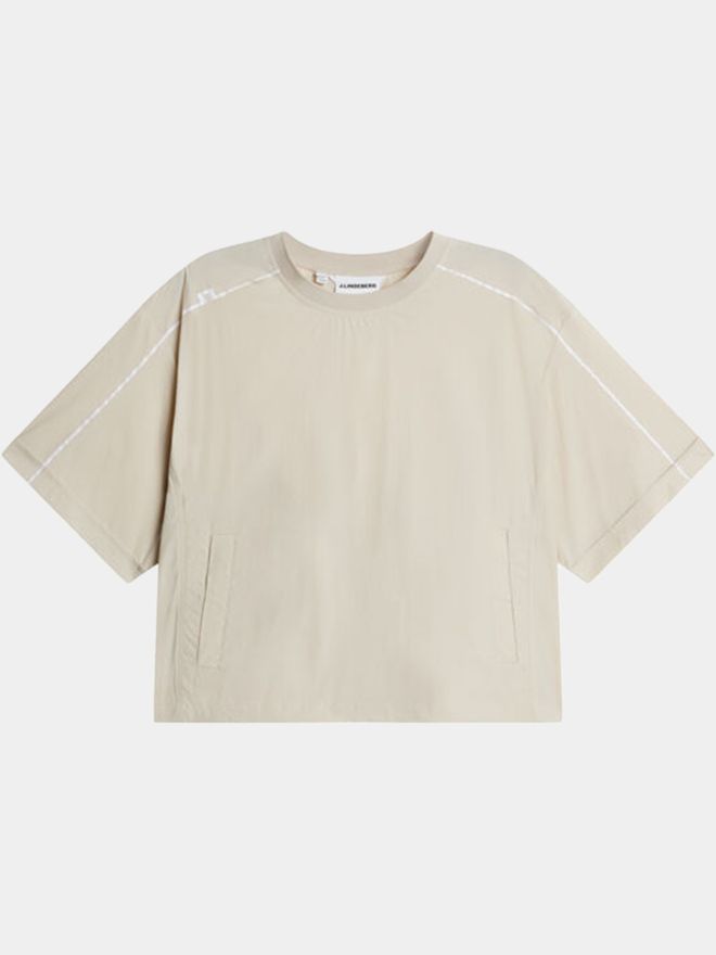 J.Lindeberg Charley Windbreaker Shirt Stretch Midlayer sand