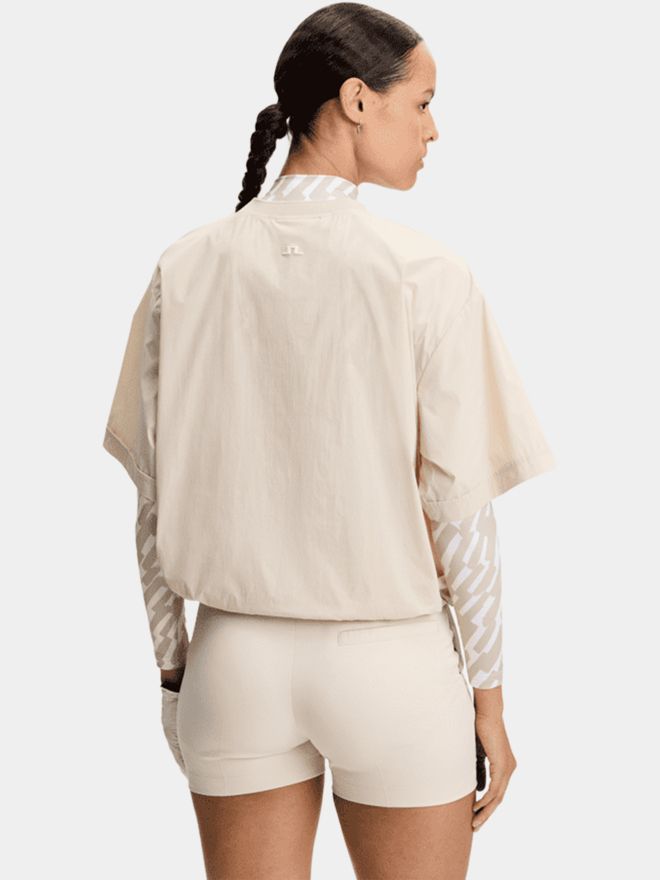 J.Lindeberg Charley Windbreaker Shirt Stretch Midlayer sand