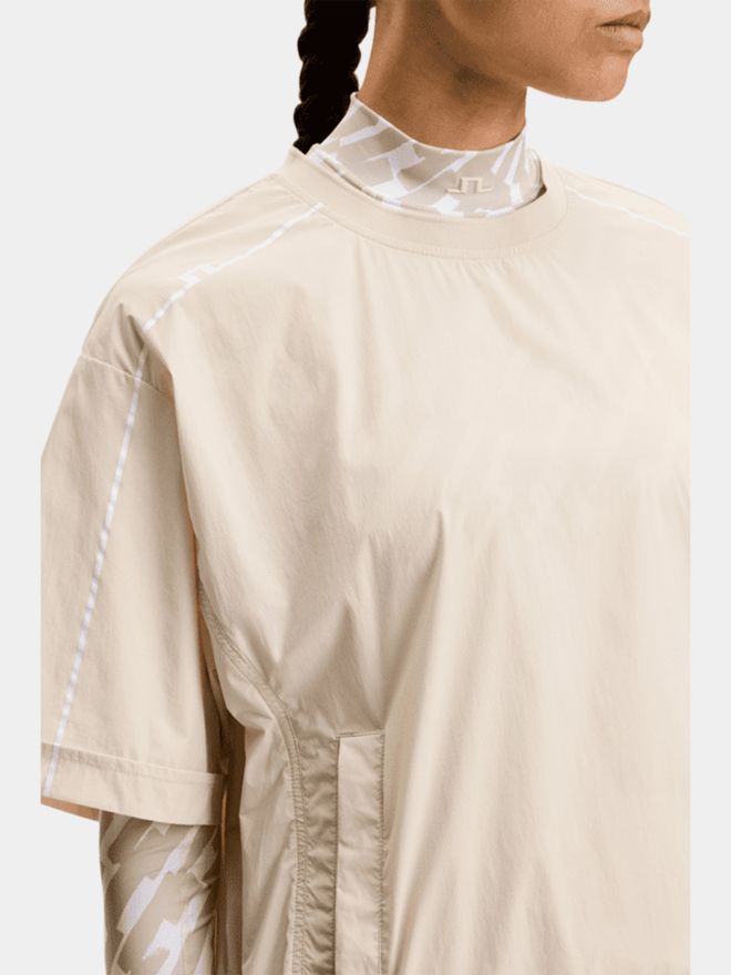 J.Lindeberg Charley Windbreaker Shirt Stretch Midlayer sand