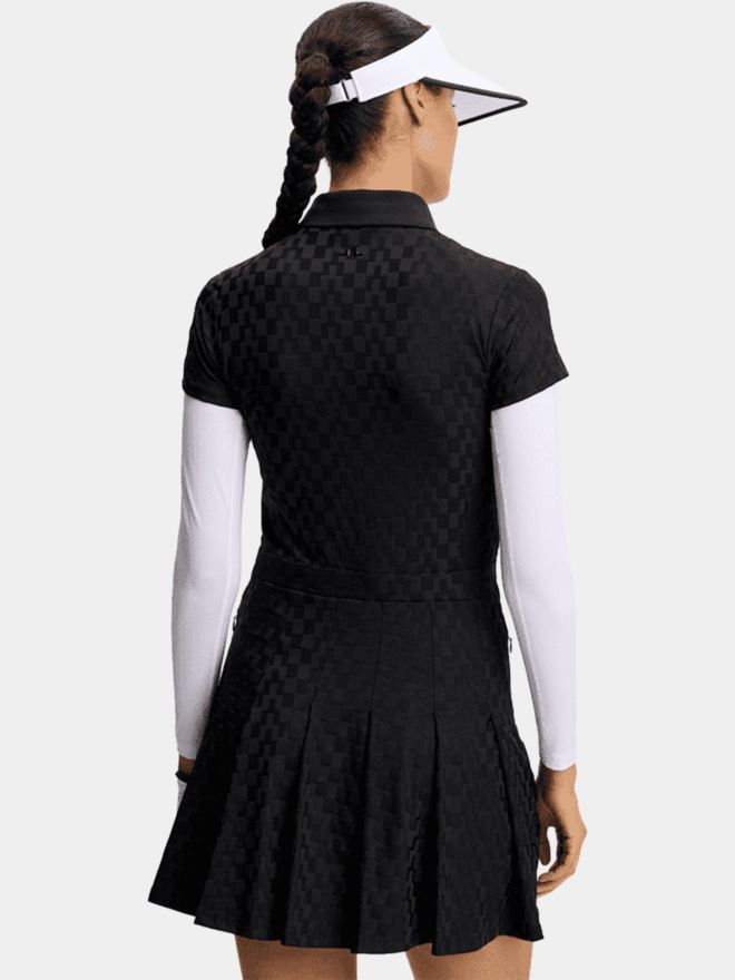 J.Lindeberg Dally Dress Halbarm Kleid schwarz