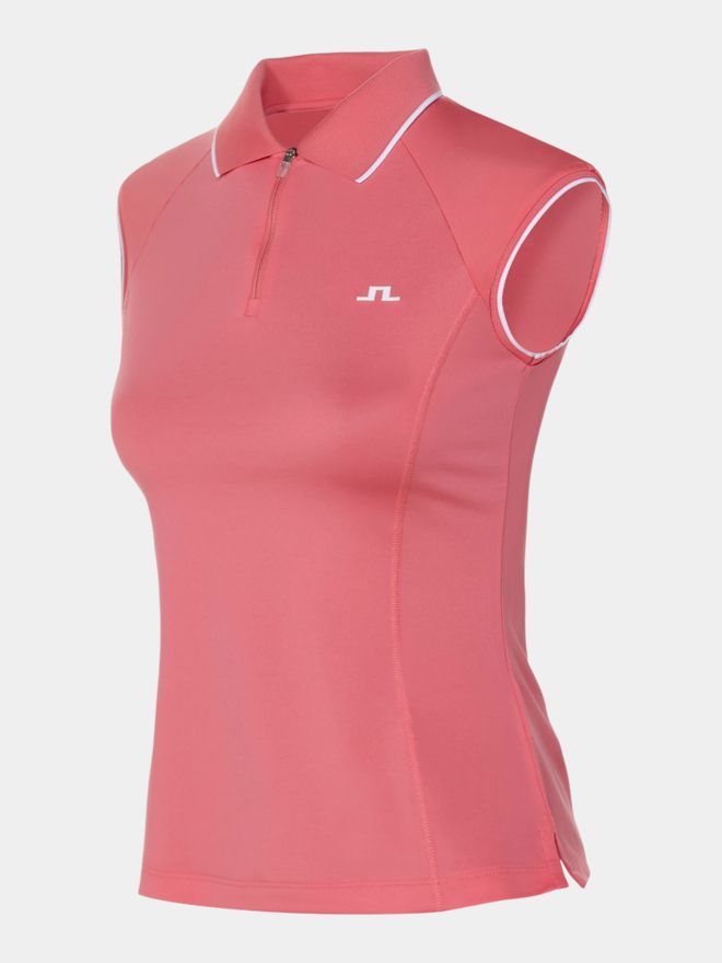 J.Lindeberg Lei ohne Arm Polo pink