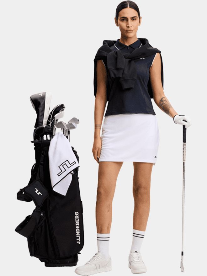 J.Lindeberg Lei polo bez rukávů námořnictvo