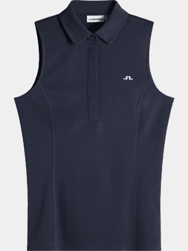 J.Lindeberg Dena SL polo bez rukávů námořnictvo