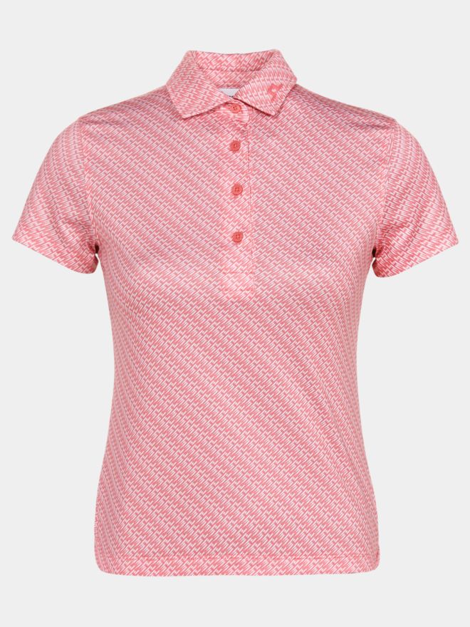 J.Lindeberg Polokošile CAITLYN s polovičním rukávem růžová