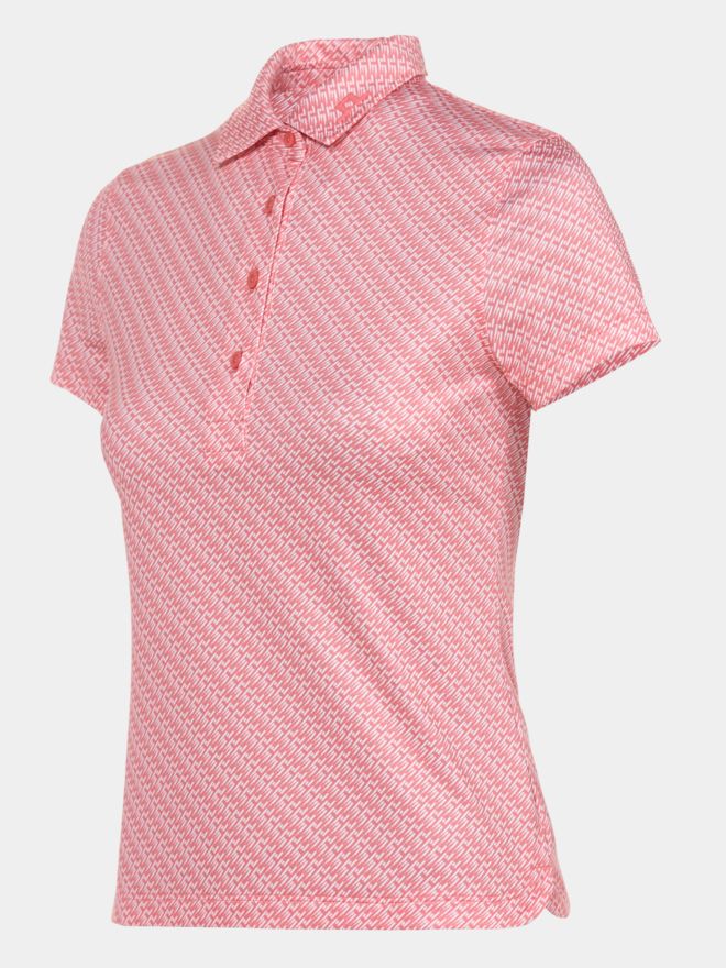 J.Lindeberg Polokošile CAITLYN s polovičním rukávem růžová