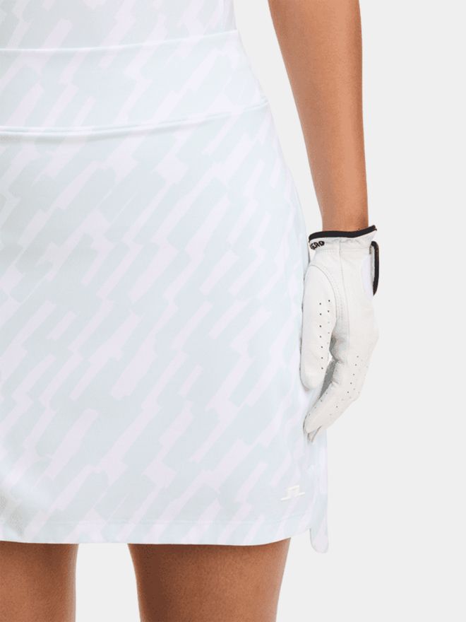 J.Lindeberg AMY PRINT SKIRT kurz Skort hellblau