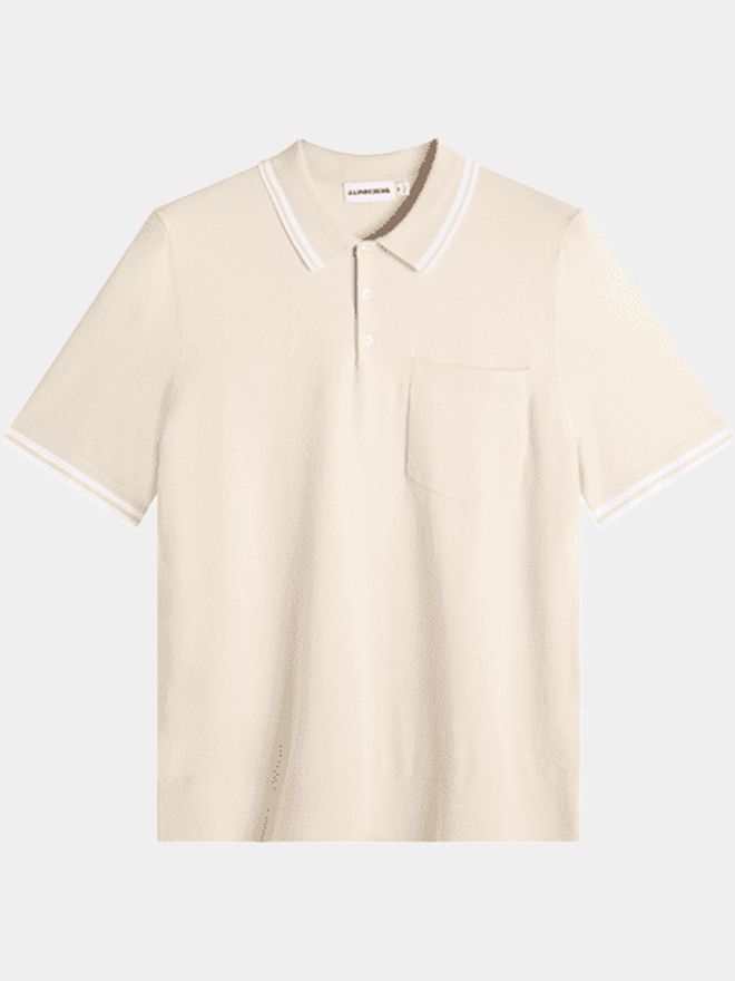 J.Lindeberg Ramon Knit Strick Polo sand
