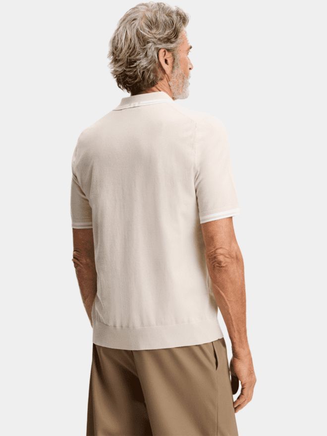 J.Lindeberg Ramon Knit Strick Polo sand