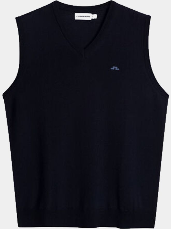 J.Lindeberg Liam Knitted Vest Pullunder Strick navy
