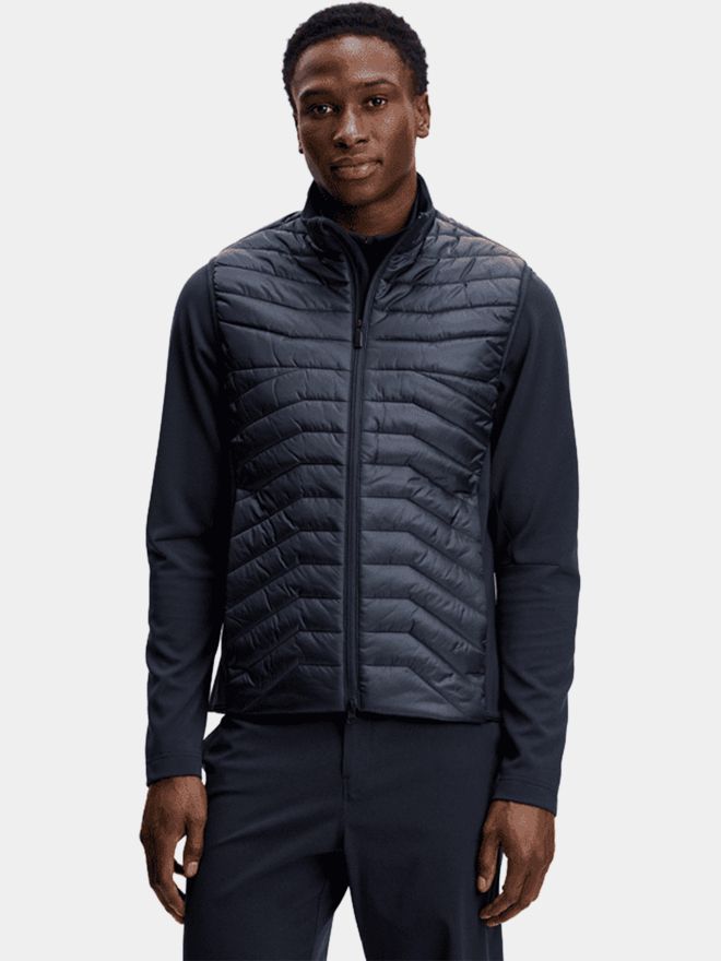 J.Lindeberg Heyden Quilt Hybrid Vest Stretch Weste navy