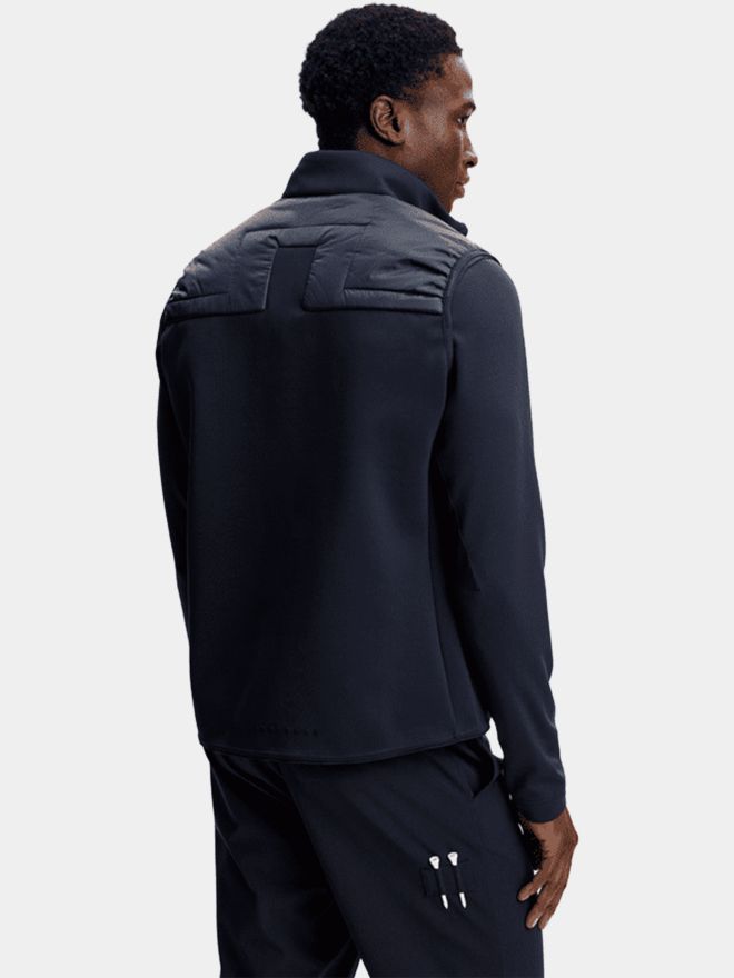 J.Lindeberg Heyden Quilt Hybrid Vest Stretch Weste navy