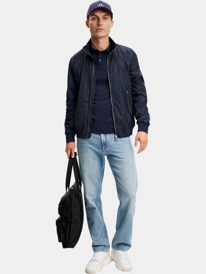 J.Lindeberg Verse Halbarm Polo navy