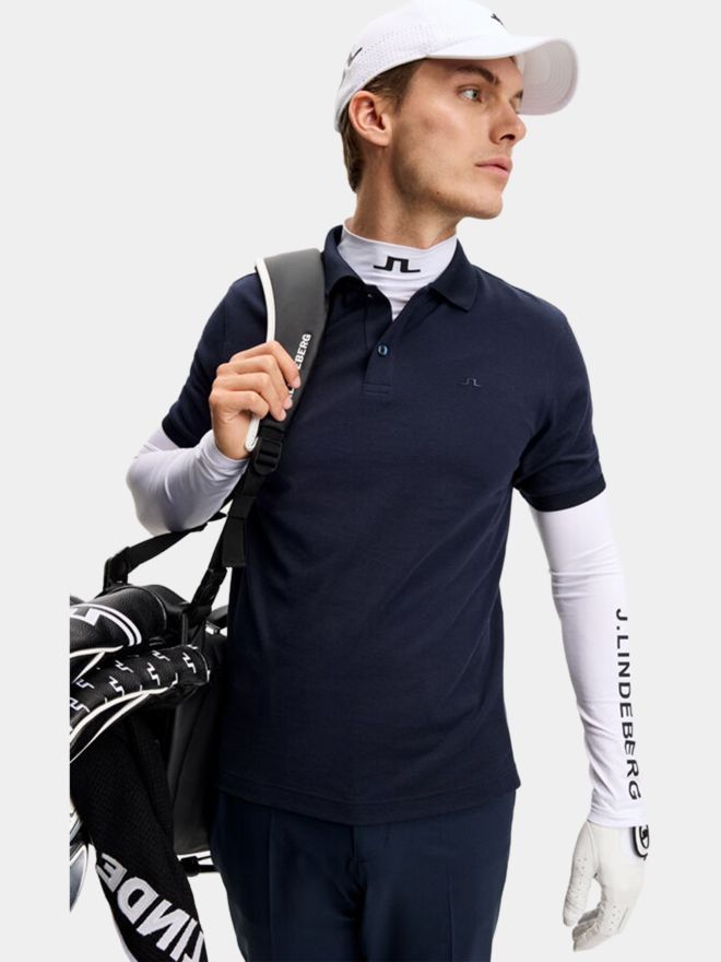 J.Lindeberg Verse Halbarm Polo navy