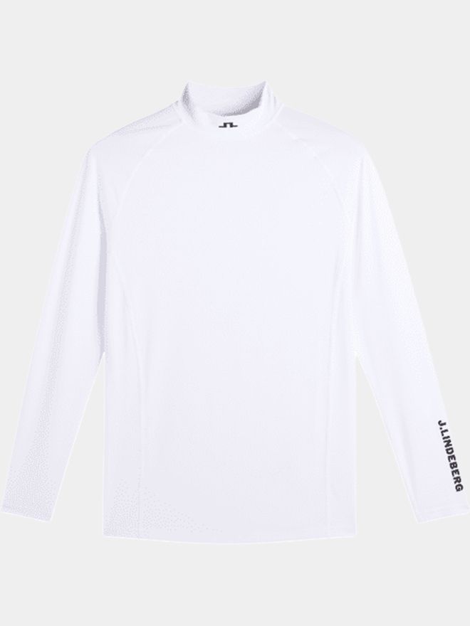 J.Lindeberg Ello Compression Top Mock Unterzieher weiß