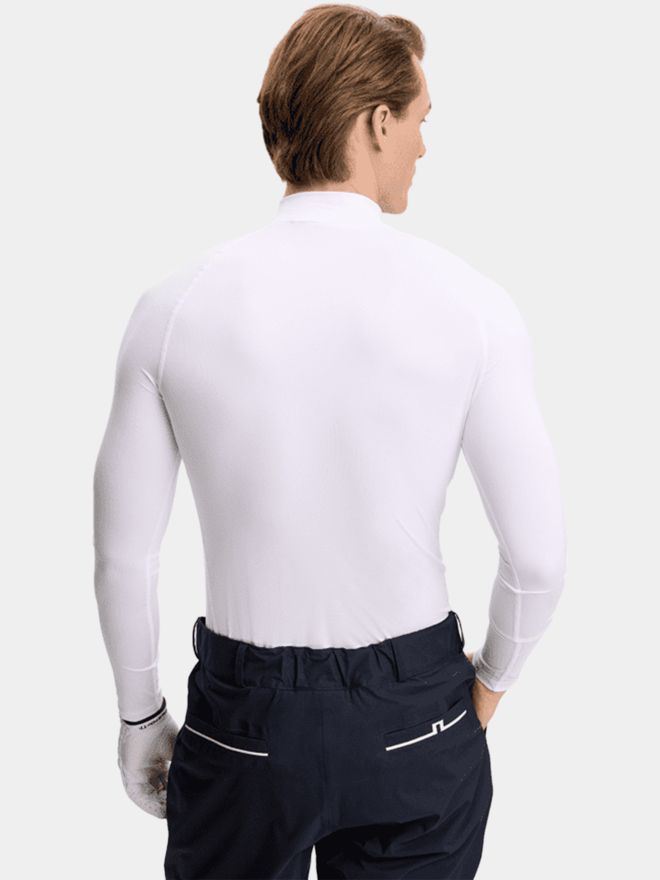 J.Lindeberg Ello Compression Top Mock Unterzieher weiß