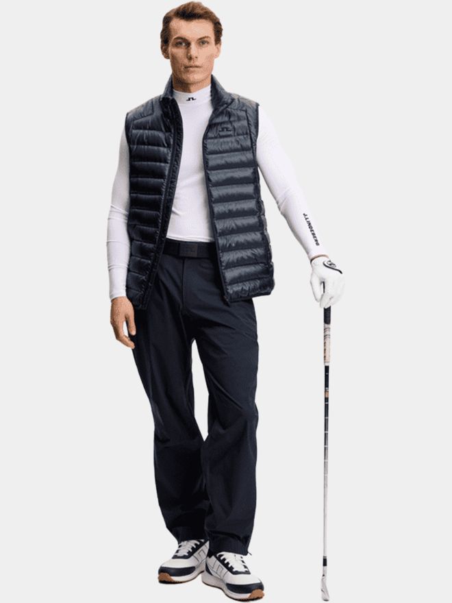 J.Lindeberg Ello Compression Top Mock Unterzieher weiß