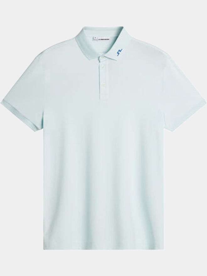 J.Lindeberg KV Print Halbarm Polo hellblau