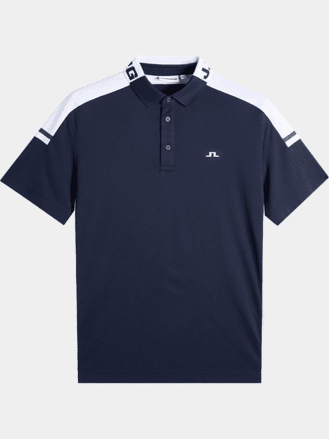 J.Lindeberg Bo Halbarm Polo navy